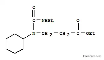 Molecular Structure of 6640-07-9 (ethyl N-cyclohexyl-N-(phenylcarbamoyl)-beta-alaninate)