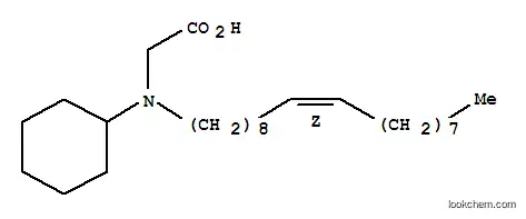 Molecular Structure of 67846-67-7 ((Z)-N-cyclohexyl-N-9-octadecenylglycine)