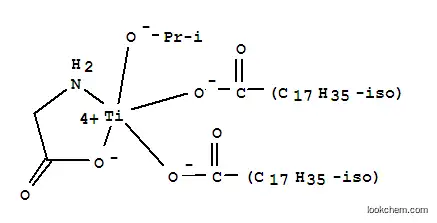 Molecular Structure of 68479-74-3 ((glycinato-N,O)bis(isooctadecanoato-O)(propan-2-olato)titanium)