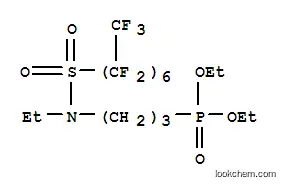 Molecular Structure of 71463-81-5 ([3-[Ethyl[(pentadecafluoroheptyl)sulfonyl]amino]propyl]phosphonic acid diethyl ester)