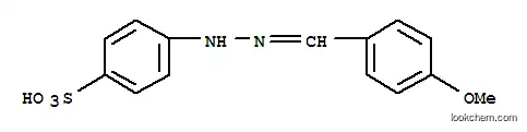 Molecular Structure of 7247-97-4 (4-[(2E)-2-(4-methoxybenzylidene)hydrazinyl]benzenesulfonic acid)