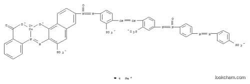 Molecular Structure of 73507-19-4 (Cuprate(4-),[2-[[1-hydroxy-3-sulfo-6-[[3-sulfo-4-[2-[2-sulfo-4-[[4-[(4-sulfophenyl)azo]phenyl]-ONN-azoxy]phenyl]ethenyl]phenyl]-NNO-azoxy]-2-naphthalenyl]azo]benzoato(6-)]-,tetrasodium (9CI))