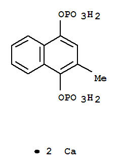 1,4-Naphthalenediol,2-methyl-, bis(dihydrogen phosphate), calcium salt (1:2) (9CI)