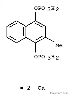 Molecular Structure of 74347-27-6 (1,4-Naphthalenediol,2-methyl-, bis(dihydrogen phosphate), calcium salt (1:2) (9CI))
