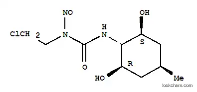 Molecular Structure of 74729-55-8 (1-(2-chloroethyl)-3-[(2R,6S)-2,6-dihydroxy-4-methylcyclohexyl]-1-nitrosourea)