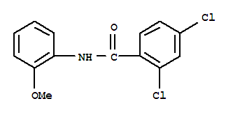 Benzamide,2,4-dichloro-N-(2-methoxyphenyl)- cas  7506-47-0