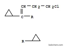 Molecular Structure of 7515-69-7 (Cyclopropane,1,1'-(4-chloro-1-buten-1-ylidene)bis-)