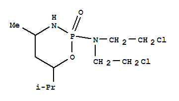 N,N-bis(2-chloroethyl)-4-methyl-2-oxo-6-propan-2-yl-1-oxa-3-aza-2$l^{5 }-phosphacyclohexan-2-amine