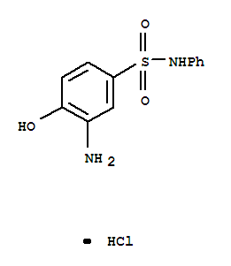 Benzenesulfonamide,3-amino-4-hydroxy-N-phenyl-, hydrochloride (1:1)