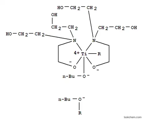 Molecular Structure of 80778-56-9 (DIBUTANOLATOBIS(2,2',2''-NITRILOTRIETHANOLATO)TITANIUM(IV))