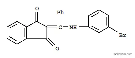 2-{[(3-bromophenyl)amino](phenyl)methylidene}-1H-indene-1,3(2H)-dione