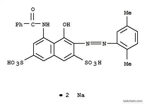 disodium 5-(benzoylamino)-3-[(2,5-dimethylphenyl)azo]-4-hydroxynaphthalene-2,7-disulphonate