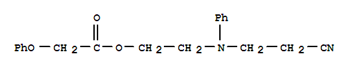 Acetic acid,2-phenoxy-, 2-[(2-cyanoethyl)phenylamino]ethyl ester