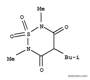 Molecular Structure of 83789-16-6 (2,6-dimethyl-4-(2-methylpropyl)-2H-1,2,6-thiadiazine-3,5(4H,6H)-dione 1,1-dioxide)