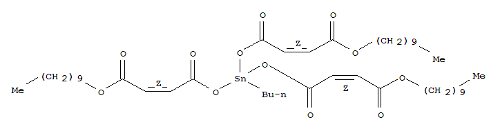 Decyl (Z,Z,Z)-6-butyl-6-[[4-(decyloxy)-1,4-dioxobut-2-enyl]oxy]-4,8,11-trioxo-5,7,12-trioxa-6-stannadocosa-2,9-dienoate
