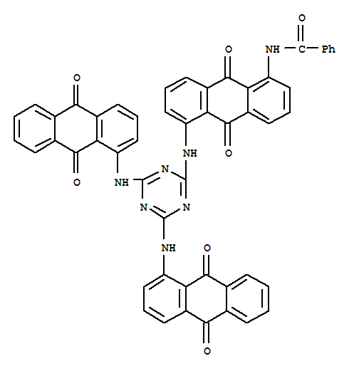 Benzamide,N-[5-[[4,6-bis[(9,10-dihydro-9,10-dioxo-1-anthracenyl)amino]-1,3,5-triazin-2-yl]amino]-9,10-dihydro-9,10-dioxo-1-anthracenyl]-