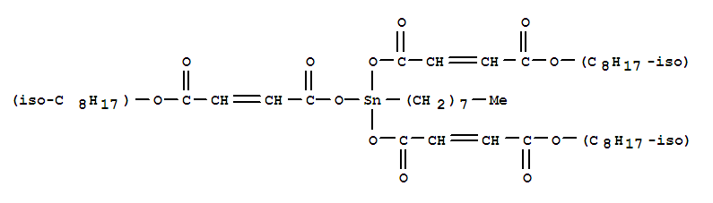 2-Butenoic acid,4,4',4''-[(octylstannylidyne)tris(oxy)]tris[4-oxo-, triisooctyl ester, (Z,Z,Z)-(9CI)