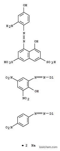 Molecular Structure of 84522-43-0 (disodium 4-[(2-amino-4-hydroxyphenyl)azo]-5-hydroxynaphthalene-2,7-disulphonate, mono[(p-nitrophenyl)azo] mono[(2-hydroxy-3,5-dinitrophenyl)azo] derivative)