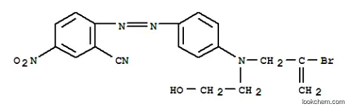 Molecular Structure of 85391-57-7 (2-[[4-[(2-bromoallyl)(2-hydroxyethyl)amino]phenyl]azo]-5-nitrobenzonitrile)