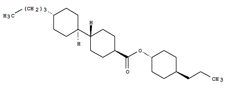 [1,1'-Bicyclohexyl]-4-carboxylicacid, 4'-butyl-, trans-4-propylcyclohexyl ester, (trans,trans)-