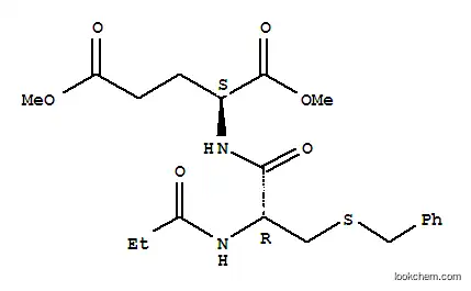 Molecular Structure of 90709-67-4 (dimethyl S-benzyl-N-propanoylcysteinylglutamate)