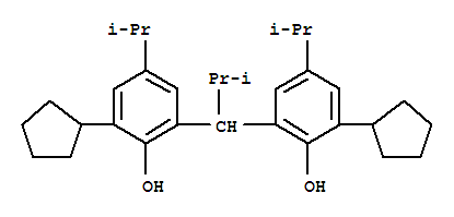 Phenol,2,2'-(2-methylpropylidene)bis[6-cyclopentyl-4-(1-methylethyl)-
