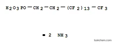 Molecular Structure of 93857-47-7 (diammonium 3,3,4,4,5,5,6,6,7,7,8,8,9,9,10,10,11,11,12,12,13,13,14,14,15,15,16,16,16-nonacosafluorohexadecyl phosphate)