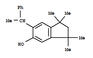 1,1,3,3-TETRAMETHYL-6-(1-PHENYLETHYL)INDAN-5-OLCAS