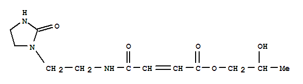 2-HYDROXYPROPYL 4-OXO-4-[[2-(2-OXOIMIDAZOLIDIN-1-YL)ETHYL]AMINO]-2-BUTENOATE