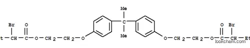 Molecular Structure of 93962-69-7 ((isopropylidene)bis(p-phenyleneoxyethylene) bis(2-bromobutyrate))