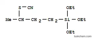 Molecular Structure of 94087-37-3 (1-methyl-3-(triethoxysilyl)propyl thiocyanate)
