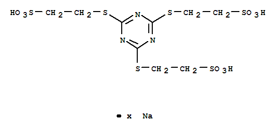 Ethanesulfonic acid,2,2',2''-[1,3,5-triazine-2,4,6-triyltris(thio)]tris-, sodium salt (9CI)