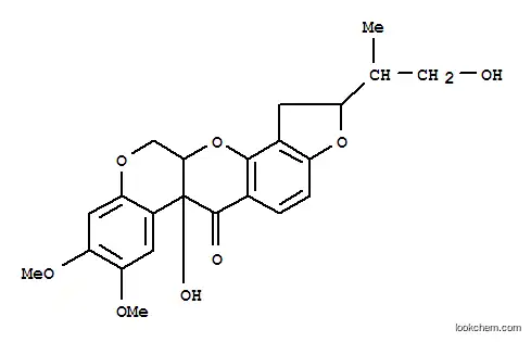 Molecular Structure of 95397-29-8 (1',2'-dihydro-1'-6-dihydroxyrotenone)