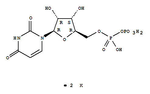 Uridine 5'-(trihydrogendiphosphate), dipotassium salt (9CI)