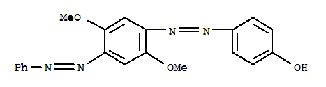Phenol,4-[2-[2,5-dimethoxy-4-(2-phenyldiazenyl)phenyl]diazenyl]-