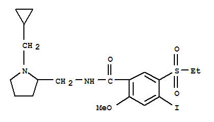 Benzamide,N-[[1-(cyclopropylmethyl)-2-pyrrolidinyl]methyl]-5-(ethylsulfonyl)-4-iodo-2-methoxy-