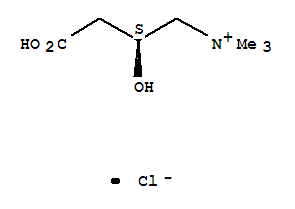 Molecular Structure of 10017-44-4 (1-Propanaminium,3-carboxy-2-hydroxy-N,N,N-trimethyl-, chloride, (2S)- (9CI))