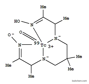 Molecular Structure of 100504-35-6 (Technetium Tc 99m Exametazime)