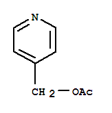 Molecular Structure of 1007-48-3 (4-Pyridinemethanol,4-acetate)