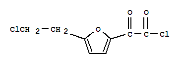 2-FURANACETYL CHLORIDE,5-(2-CHLOROETHYL)-A-OXO-
