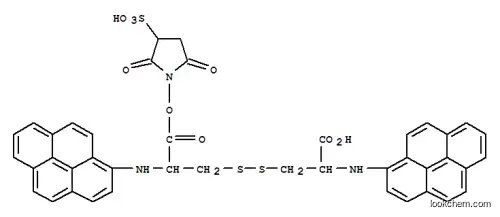 Molecular Structure of 100839-37-0 (Dipyrenylcystine N-hydroxysulfosuccinimidyl monoester)