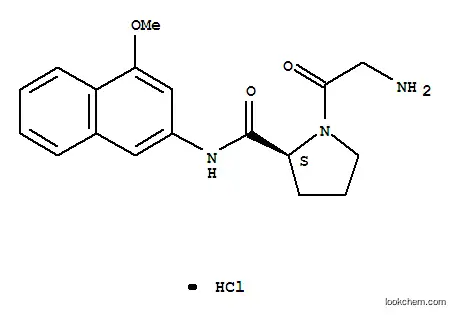 Molecular Structure of 100929-90-6 (GLY-PRO 4-METHOXY-BETA-NAPHTHYLAMIDE HYDROCHLORIDE)