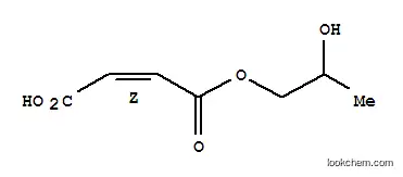 Molecular Structure of 10099-73-7 (2-hydroxypropyl hydrogen maleate)
