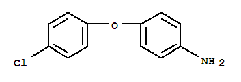 Molecular Structure of 101-79-1 (Benzenamine,4-(4-chlorophenoxy)-)