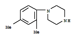 Molecular Structure of 1013-76-9 (Piperazine,1-(2,4-dimethylphenyl)-)