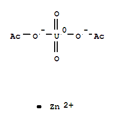 Uranate(2-),bis(acetato-kO)dioxo-,zinc (1:1)