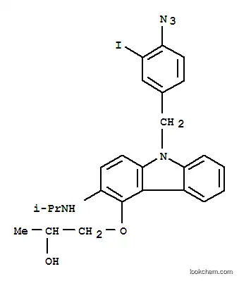 Molecular Structure of 101515-09-7 ((4-azido-3-iodobenzyl)carazolol)