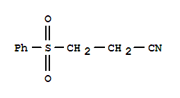 Molecular Structure of 10154-75-3 (Propanenitrile,3-(phenylsulfonyl)-)