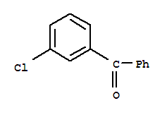 Molecular Structure of 1016-78-0 (Methanone,(3-chlorophenyl)phenyl-)