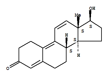 Molecular Structure of 10161-33-8 (Trenbolone)